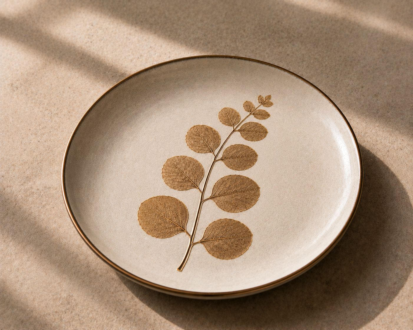 Eucalyptus Round Plate