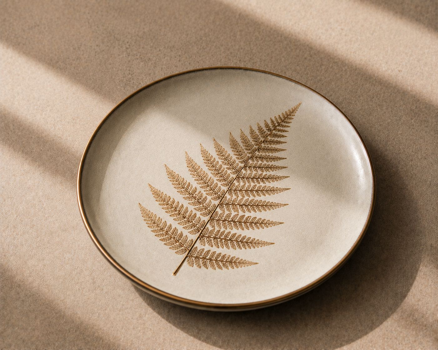 Fern Round Plate