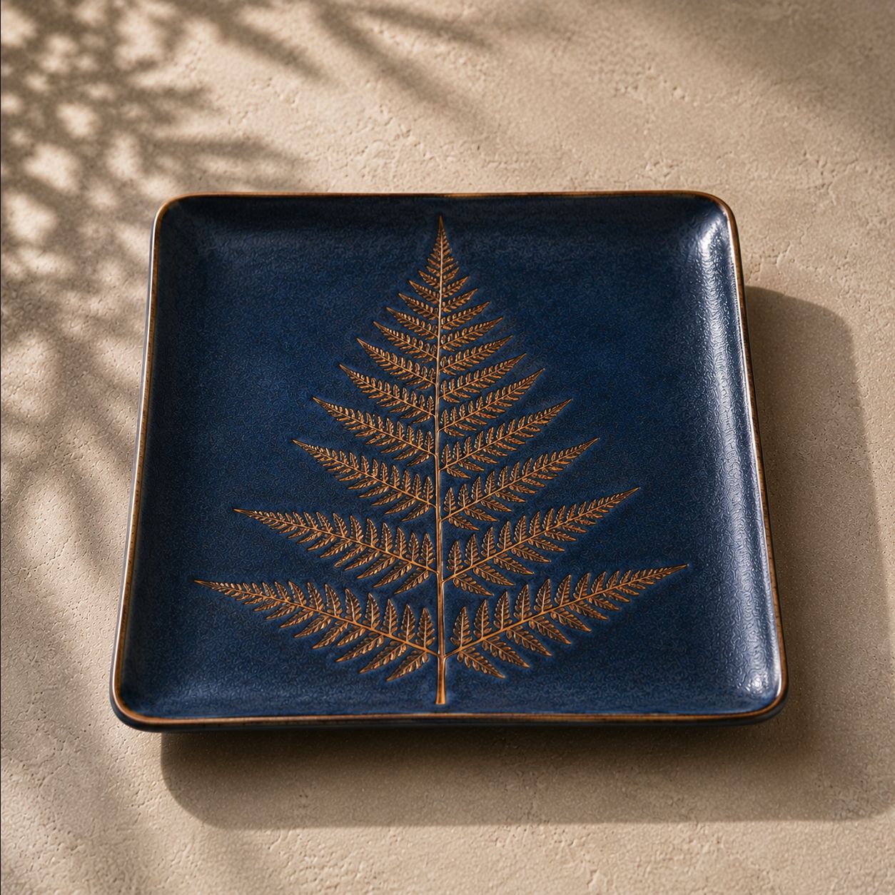Fern Square Plate selected view
