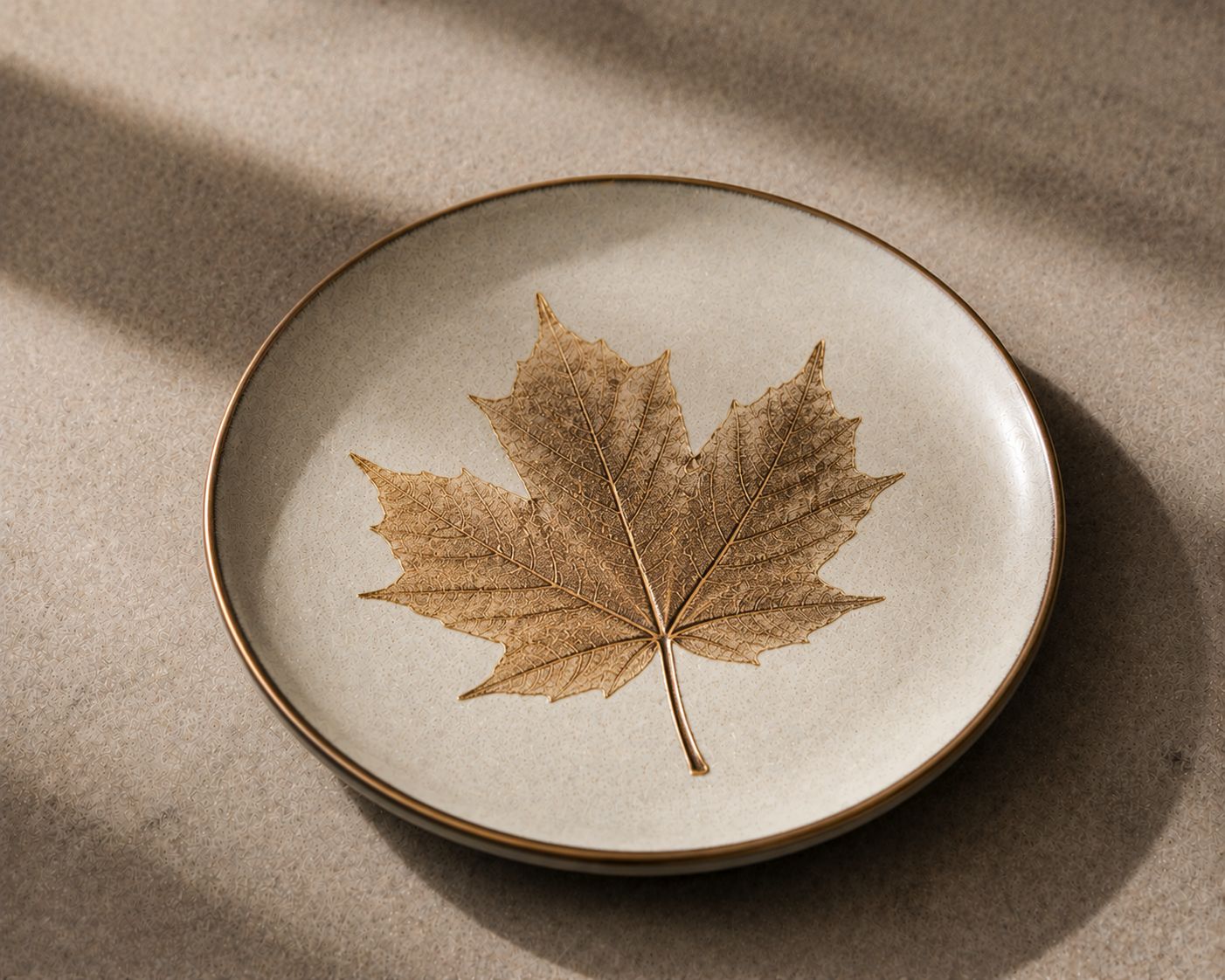 Maple Round Plate