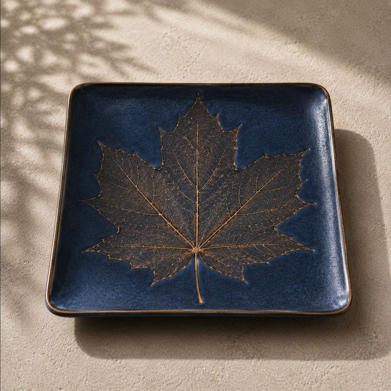 Maple Square Plate