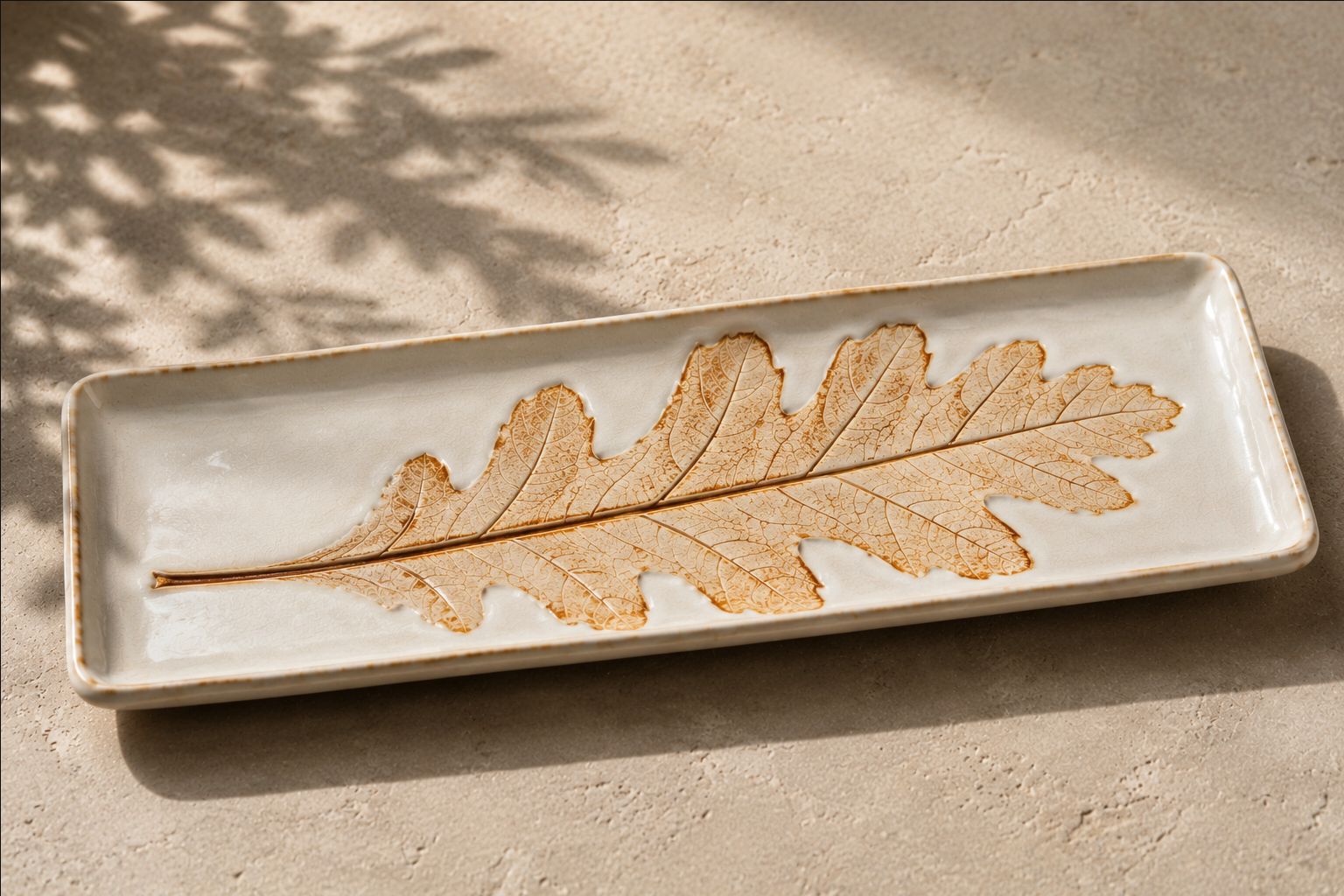 Oak Long Tray