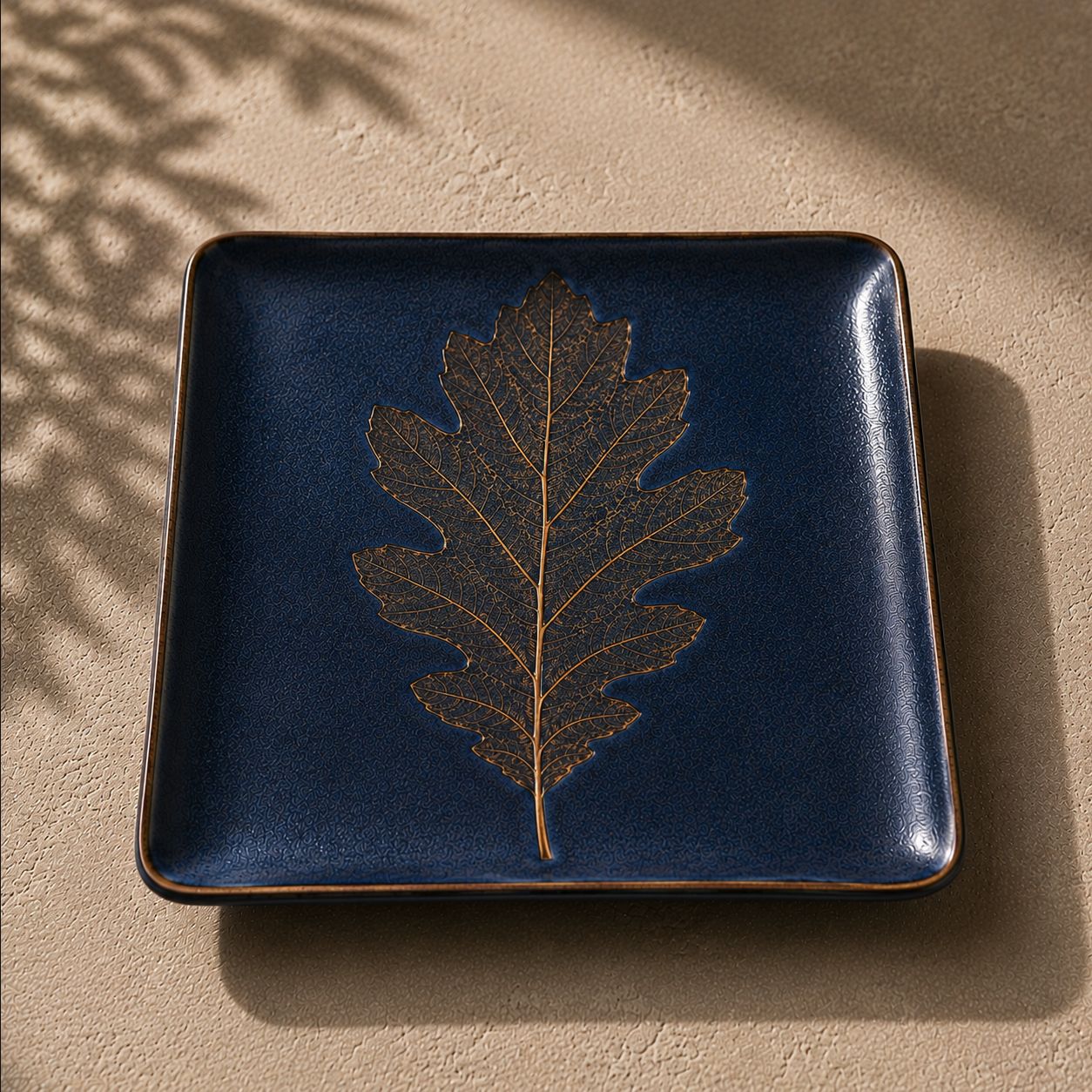 Oak Square Plate